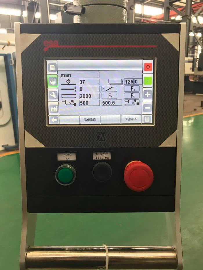 Italy made ESA S625 CNC Guillotine Shear controller China AHYW factory 