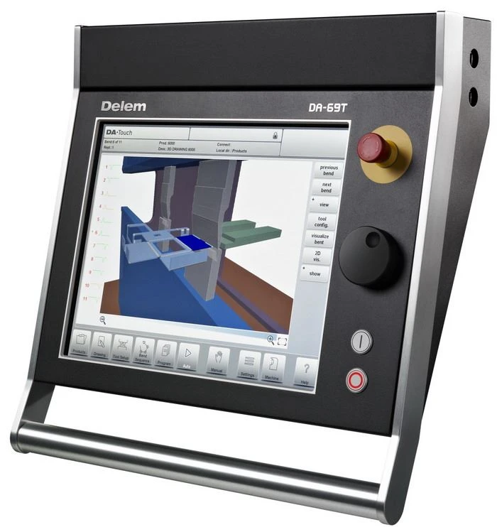 DELEM DA69T 3D 8 axis 6m cnc press brake controller